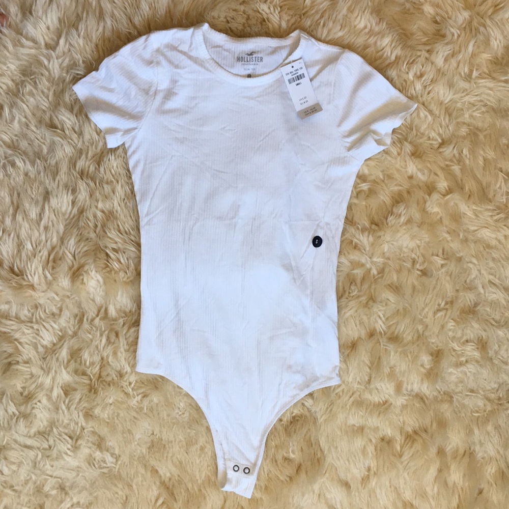 NEW Hollister White Bodysuit